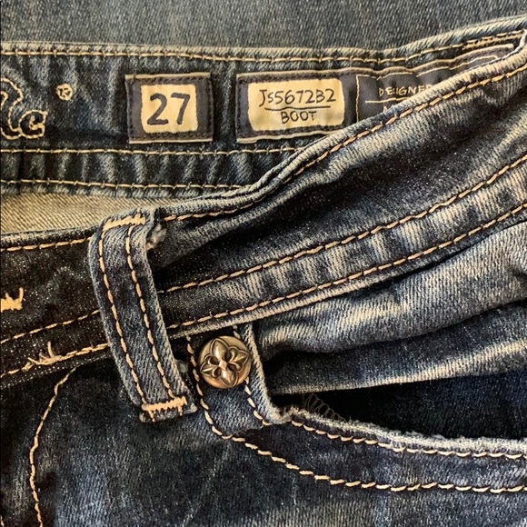 Miss Me Denim Boot cut Jeans Size 27 - Picture 2 of 6